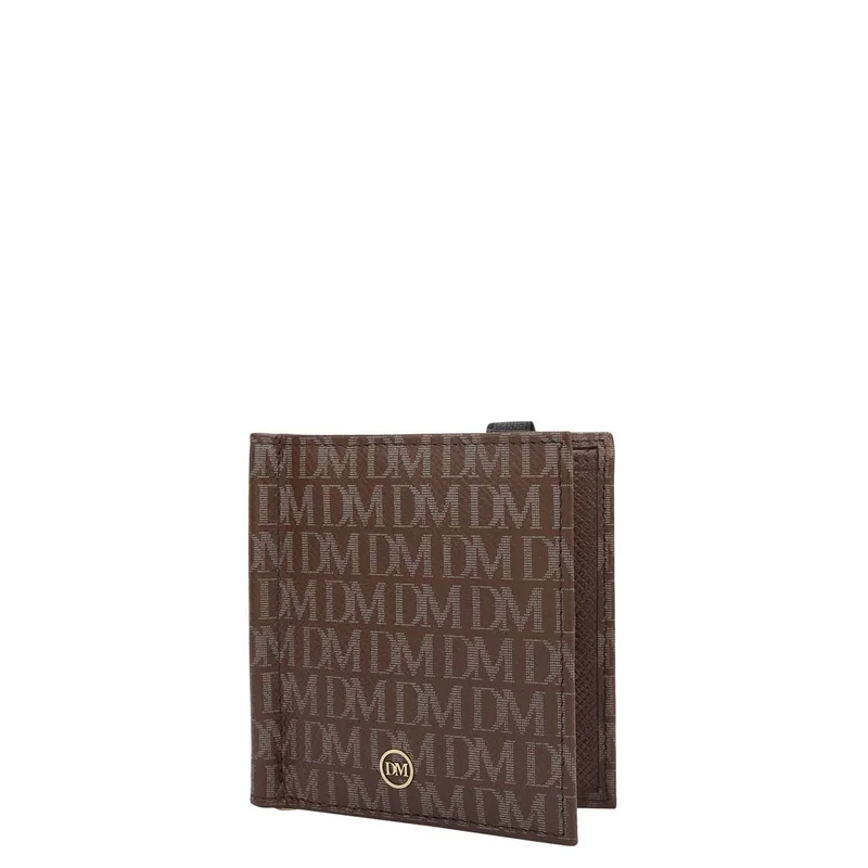 Da Milano Monogram Leather Money Clip - Date